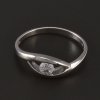 Jednoduchý prsten bílé zlato 4211 č. 2