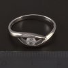 Jednoduchý prsten bílé zlato 4211 č. 3