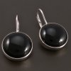 Náušnice s onyxem stříbro 7523 č. 1