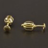 Zlaté náušnice pecky 3 mm č. 2