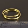 Jednoduché zlaté kruhy hranatý prof. č. 2