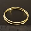 Zlaté kruhy průměr 37 mm č. 2