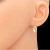 Zlaté jemné náušnice se zirkony č. 4