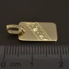 Zlatý přívěsek obdélníková destička č. 2