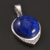 Stříbrný přívěsek modrý Lapis lazuli č. 1