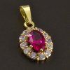 Zlatý přívěsek s rubínem č. 1