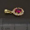 Zlatý přívěsek s rubínem č. 2