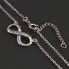 Náhrdelník nekonečno bílé zlato č. 2