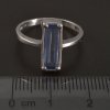 Prsten v bílém zlatě akvamarín č. 2