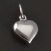 Jemný přívěsek srdíčko z bílého zlata č. 2