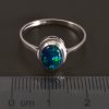 Stříbrný prsten osazený opálem č. 2