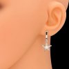 Stříbrné náušnice s hvězdicemi č. 4