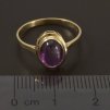Zlatý prsten s ametystem