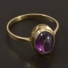 Zlatý prsten s ametystem
