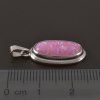Stříbrný přívěsek s růžovým opálem oválným