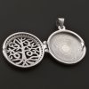 Stříbrný medailon strom života zirkony