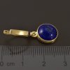 Visací zlaté náušnice lapis lazuli