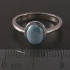 Stříbrný prsten Larimar (Velikost 56)