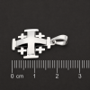 050 silver pendant with ruler scale backdrop