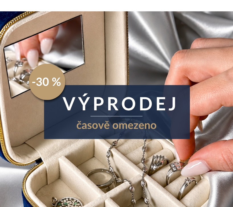 Výprodej stříbrných prstenů -30 mobil