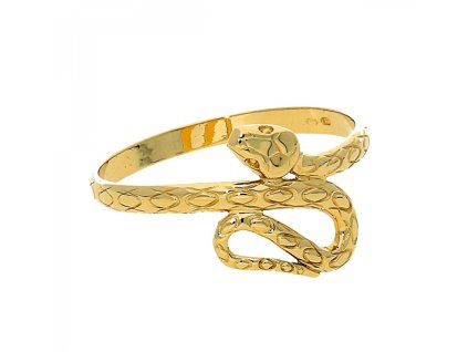 Zlatý prsten tvar had č. 1