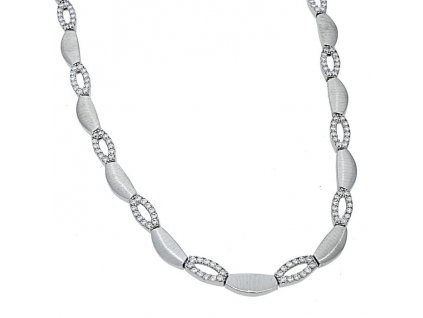 Elegantní stříbrný náhrdelník č. 1