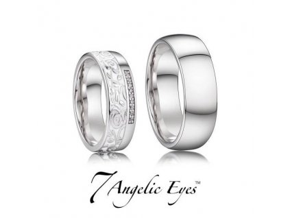 Stříbrné snubní prsteny 038 Harry a Meghan č. 1