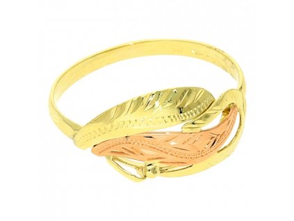Zlatý prsten ručně montovaný č. 1