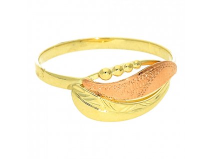 Zlatý ručně montovaný prsten č. 1