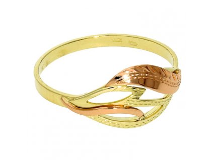 Zlatý prsten žlutočervená kombinace č. 1