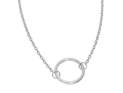 Stříbrný náhrdelník s kolečkem č. 1