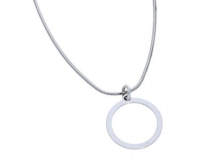 Stříbrný náhrdelník kruh č. 1