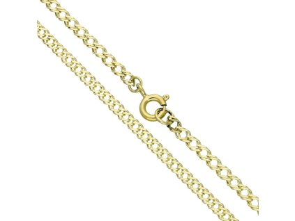 Zlatý řetízek vzor dvojpancr