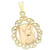Zlatý přívěsek madona filigránský styl
