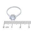 Stříbrný prsten zirkon 7 mm (Velikost 51)