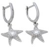 Náušnice bílé zlato hvězdice