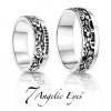 Stříbrné snubní prsteny 043 Ashton a Mila č. 1