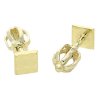 Zlaté náušnice broušené kostičky č. 2