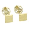 Zlaté náušnice broušené kostičky č. 1