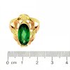 Masivní zlatý prsten zelený smaragd č. 4