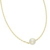 Zlatý náhrdelník s perlou