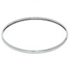 Stříbrný kulatý pevný náramek