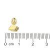 Zlaté náušnice 3D efekt (Váha 1.05 g)