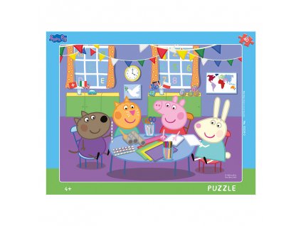 Puzzle "Prasátko Peppa" Ve školce 40 dílků