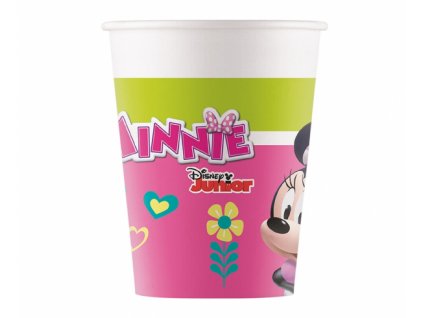 Papírové kelímky Minnie Happy helpers - 8 ks / 270 ml