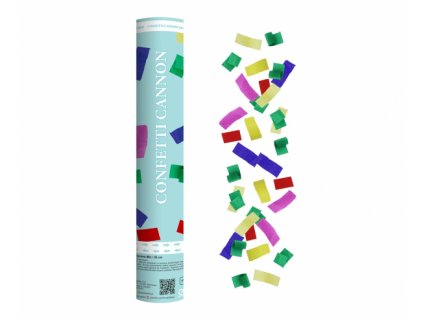 Vystřelovací konfety MIX - barevné papírky - 30cm