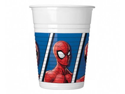 Plastové kelímky Spider-man - 8 ks / 200 ml