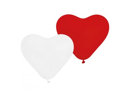 Latexové balónky "Srdce" - 5 ks
