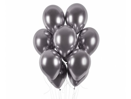 Latexový balón "Shiny" 13" / 33cm - grafitově šedá