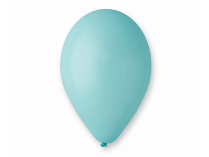 Latexový balón "Pastelový" 12" / 30 cm - tyrkysově modra